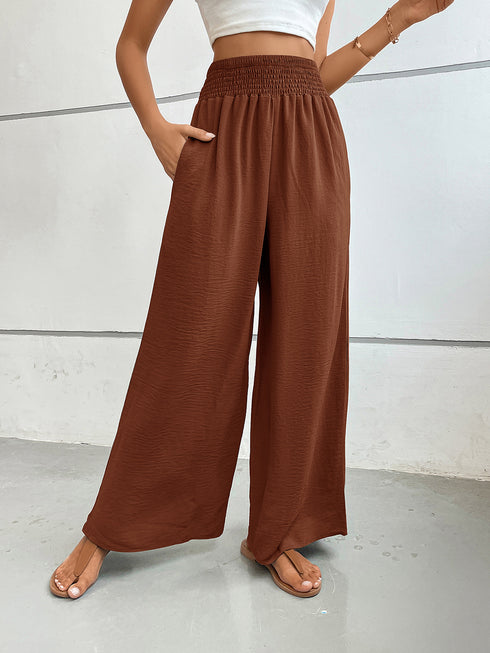 Perfee Wide Leg Pants with Pockets - Odaingerous